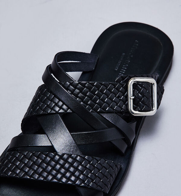 alfredoBANNISTER「マルチクロス レザーサンダル」|サンダル|