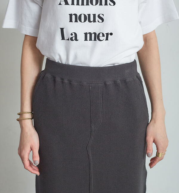 Rouge vif「【セットアップ対応】ワッフルロングスカート」|スカート|