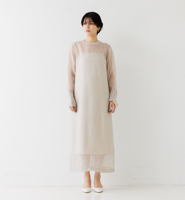 Rouge vif「オーガンジーレイヤードキャミワンピース◆」|ワンピース|