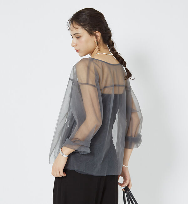 Rouge vif「2WAYチュールシアーブラウス」|シャツ・ブラウス|