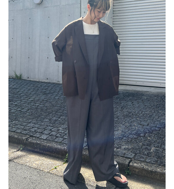 Rouge vif「ボイルエアリーシアーシャツジャケット」|テーラードジャケット|