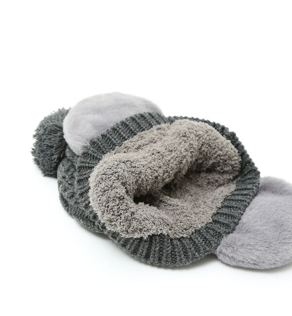 Rouge vif「【RUBEN / ルーベン】イヤーマフ付き裏ボアニットキャップ / RUS-80」|その他|