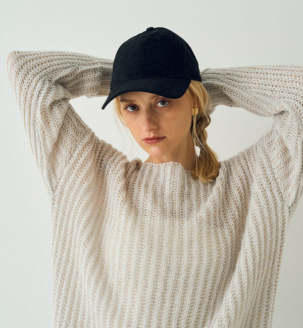 Rouge vif「シアーモヘヤミックス畔プルオーバー」|ニット・セーター|