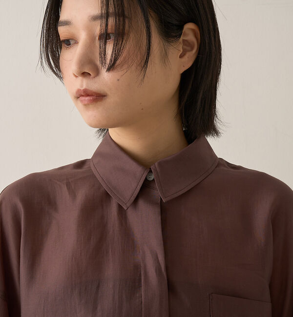 Rouge vif「【新色登場】バックツイストシャツ」|シャツ・ブラウス|