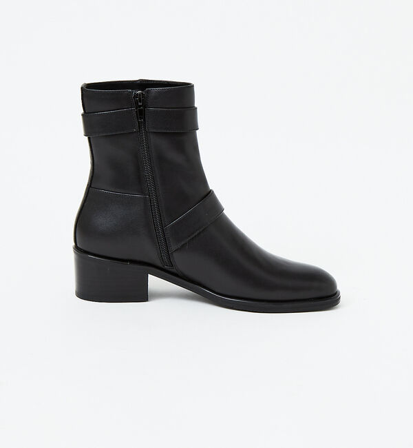 AU BANNISTER「【スノーソール】Wベルトショートブーツ」|ショートブーツ|