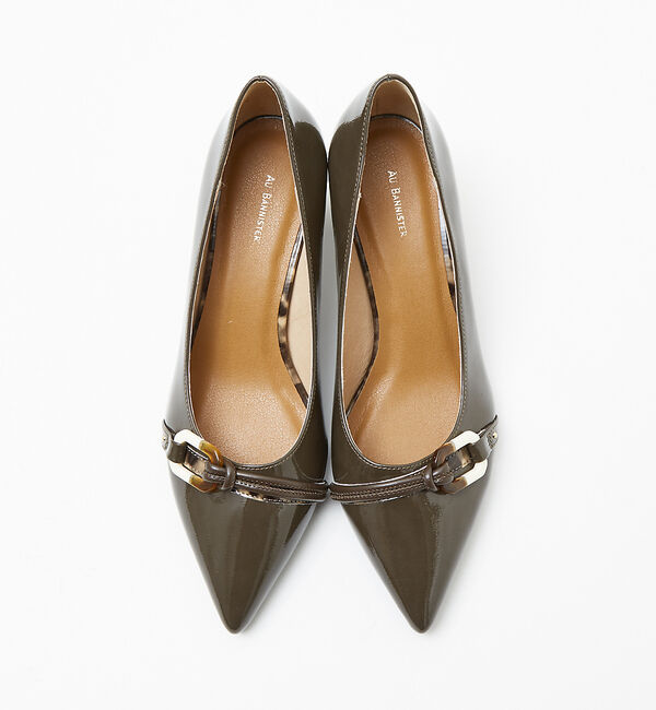 AU BANNISTER「【晴雨兼用】モチーフメタルラインパンプス」|レインシューズ|