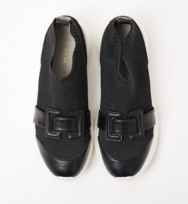 AU BANNISTER「【最高スニーカー】モチーフ付きストレッチシューズ」|スニーカー|