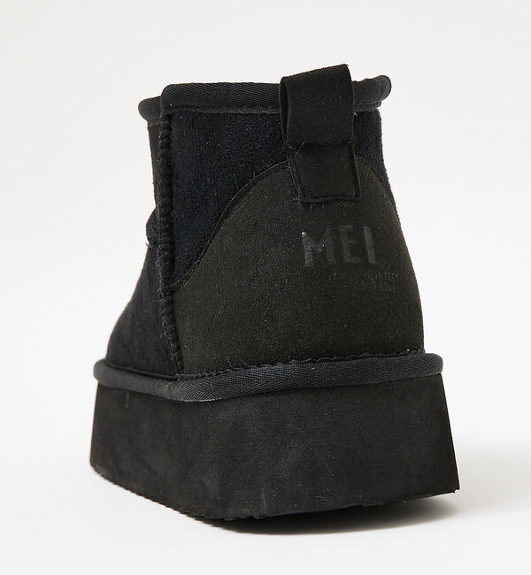 AU BANNISTER「●【MEI(メイ)】ムートン厚底ブーツ」|ショートブーツ|