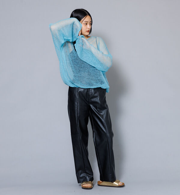 NOMINE「【iocus】袖ボリュームルーズニット」|ニット・セーター|