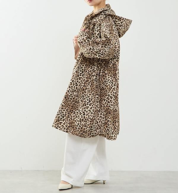 SOFFITTO「レオパード柄フード付コート（フード収納可）」|その他|