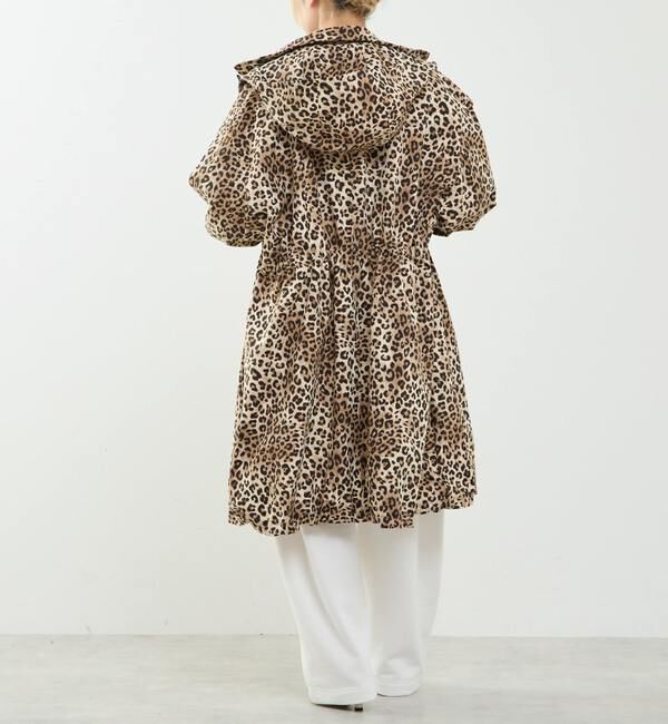 SOFFITTO「レオパード柄フード付コート（フード収納可）」|その他|