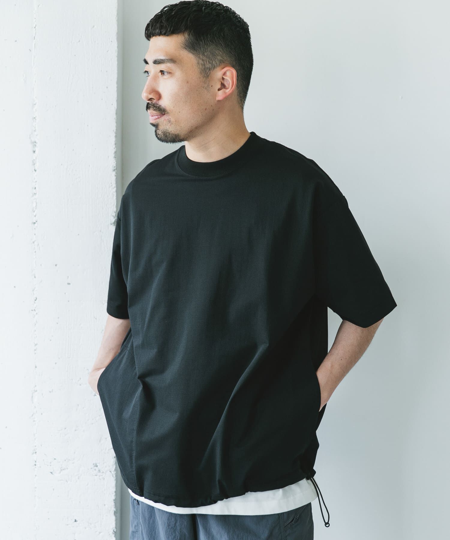 URBAN RESEARCH DOORS「『XLｻｲｽﾞ/WEB限定』『吸水速乾/接触冷感/ｲｰｼﾞｰｹｱ』ｸｲｯｸﾄ  」|Tシャツ・カットソー|