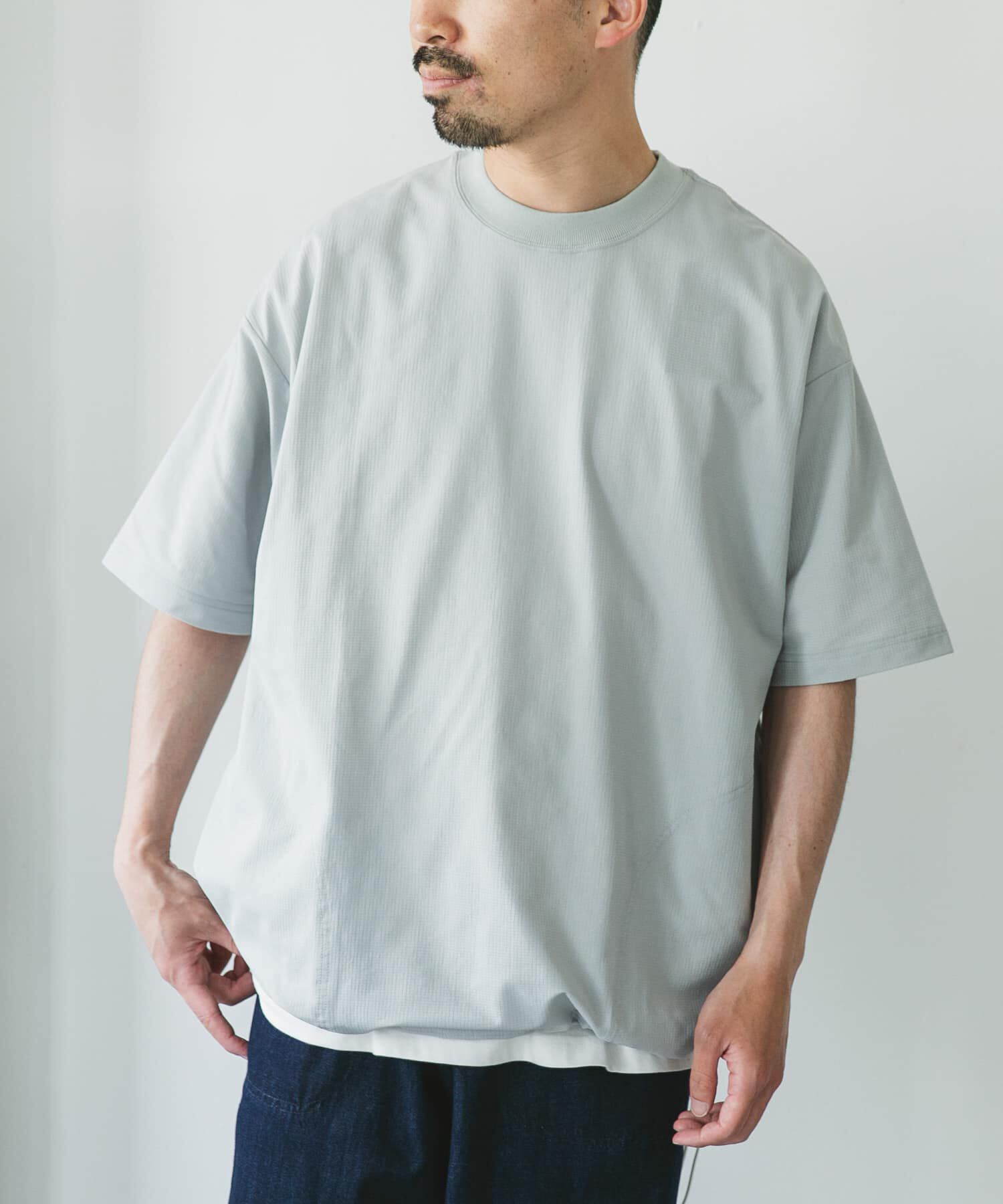 URBAN RESEARCH DOORS「『XLｻｲｽﾞ/WEB限定』『吸水速乾/接触冷感/ｲｰｼﾞｰｹｱ』ｸｲｯｸﾄ  」|Tシャツ・カットソー|
