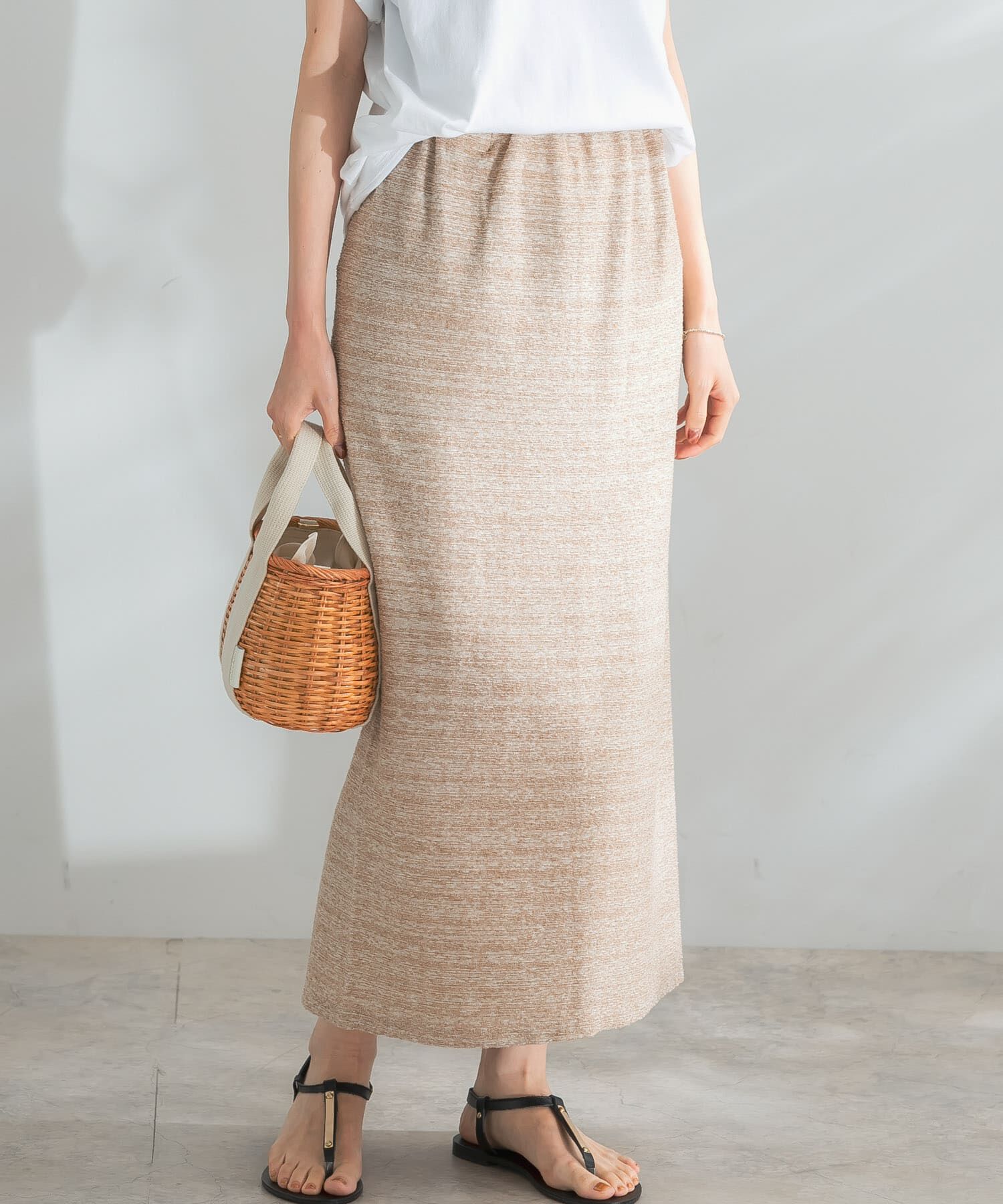 URBAN RESEARCH ROSSO「ランダムパイルスリットスカート」|スカート|