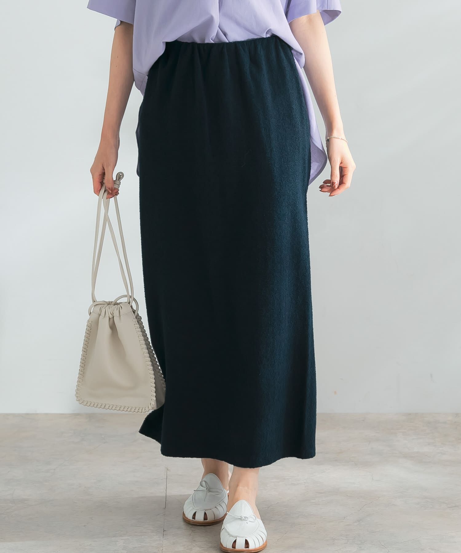 URBAN RESEARCH ROSSO「ランダムパイルスリットスカート」|スカート|