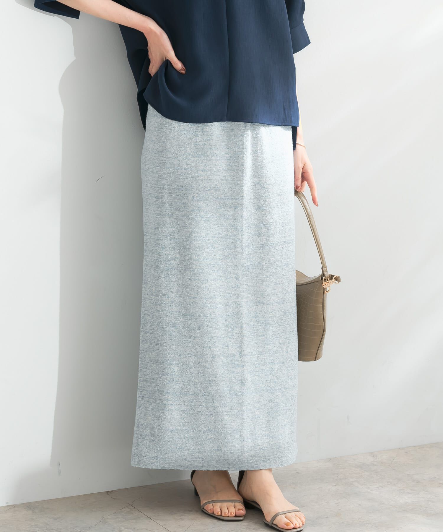 URBAN RESEARCH ROSSO「ランダムパイルスリットスカート」|スカート|