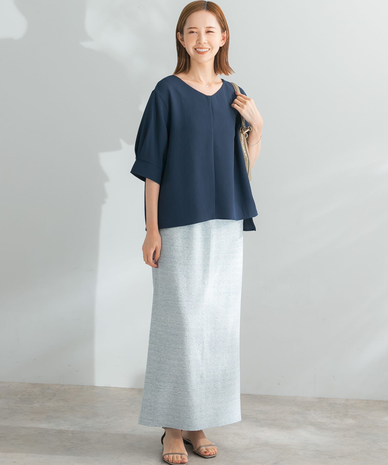 URBAN RESEARCH ROSSO「ランダムパイルスリットスカート」|スカート|