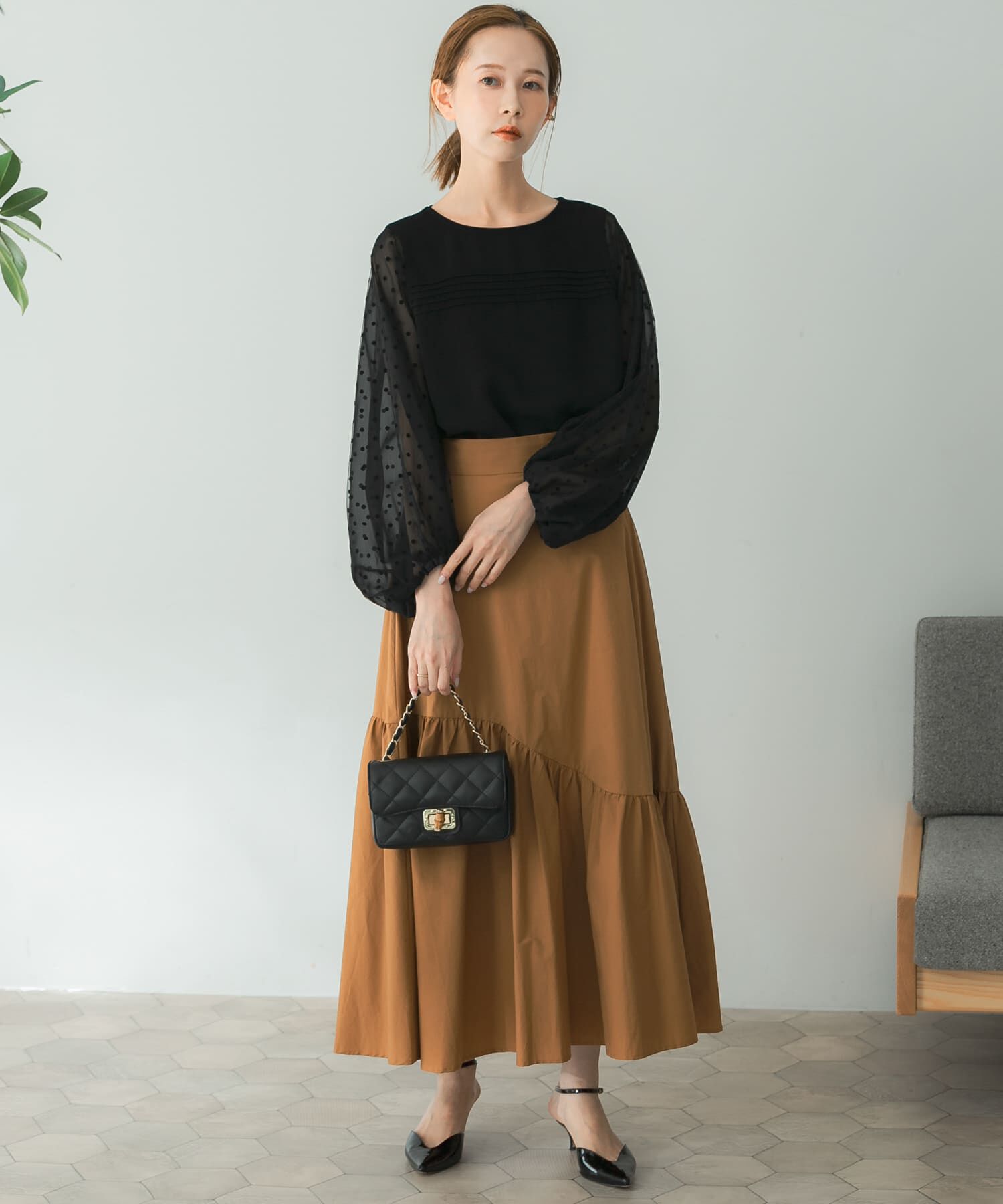 URBAN RESEARCH ROSSO「切替ボリュームスカート」|スカート|