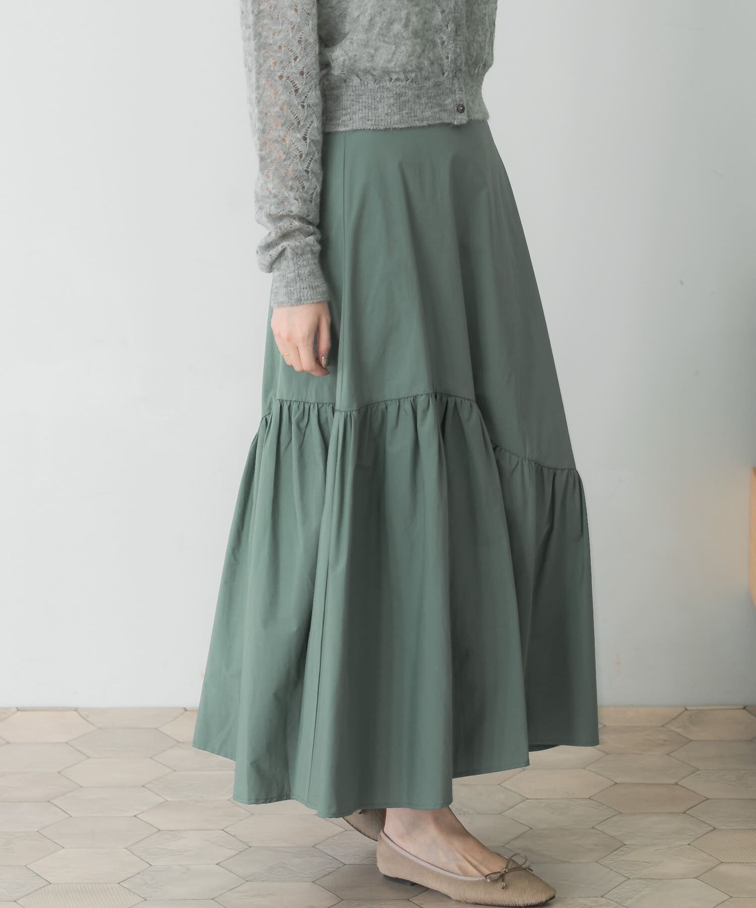 URBAN RESEARCH ROSSO「切替ボリュームスカート」|スカート|