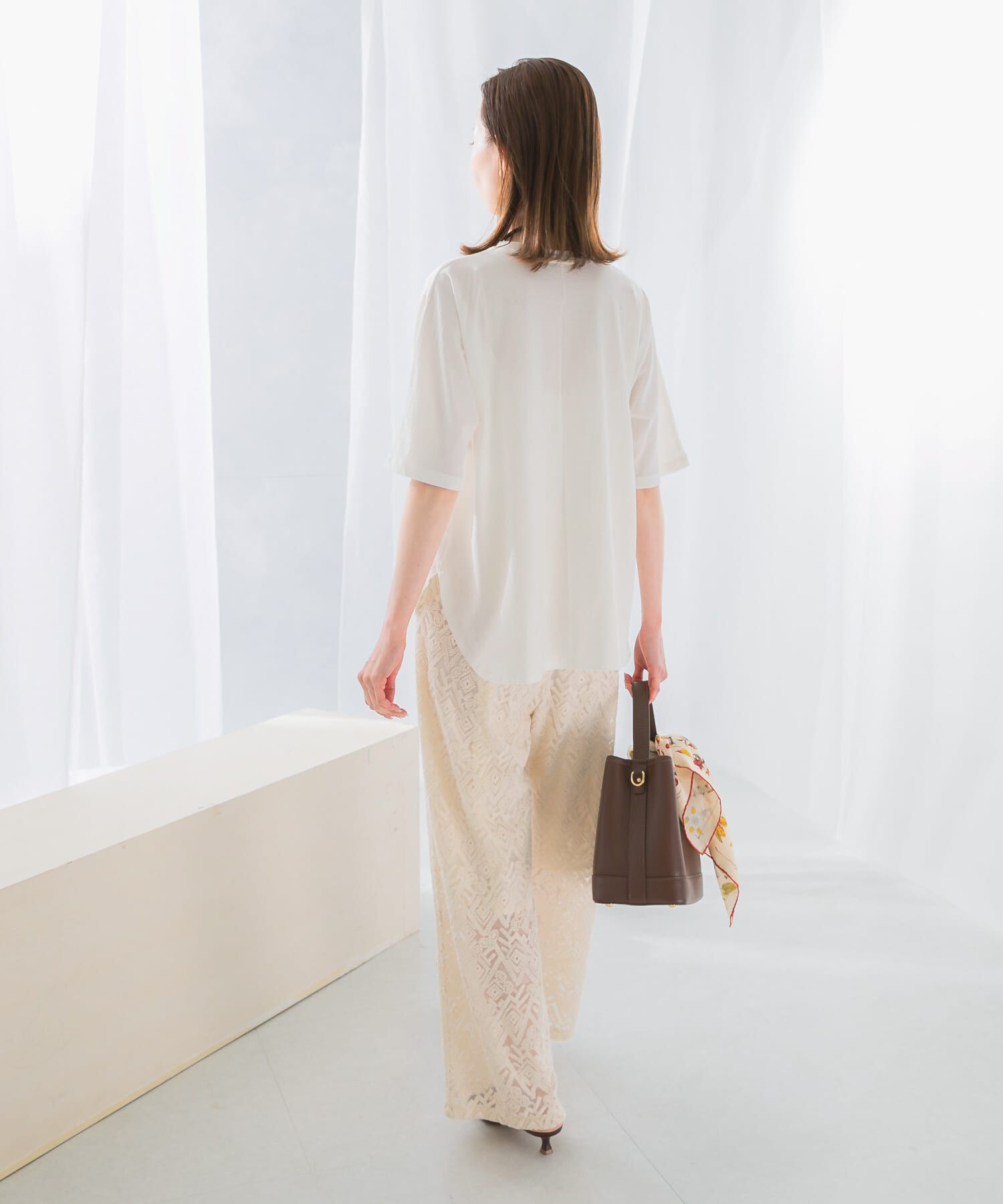 URBAN RESEARCH ROSSO「接触冷感ハーフスリーブドルマンTシャツ」|Tシャツ・カットソー|