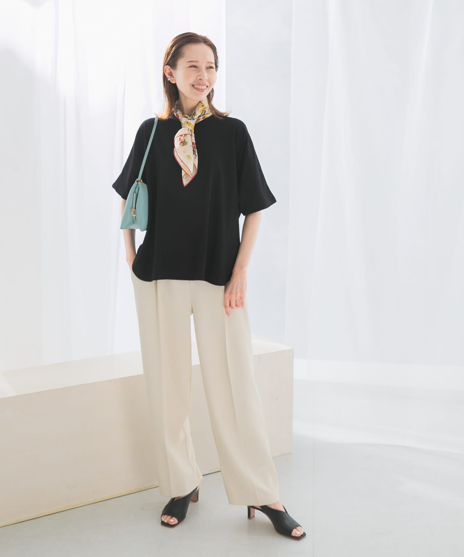 URBAN RESEARCH ROSSO「接触冷感ハーフスリーブドルマンTシャツ」|Tシャツ・カットソー|