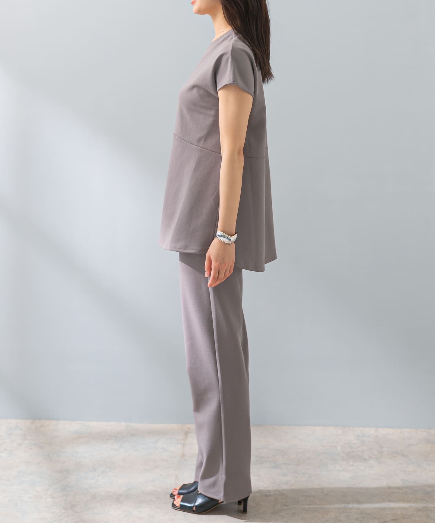 URBAN RESEARCH ROSSO「F by ROSSO　クールタッチペプラムプルオーバー+イージーパンツ」|その他|