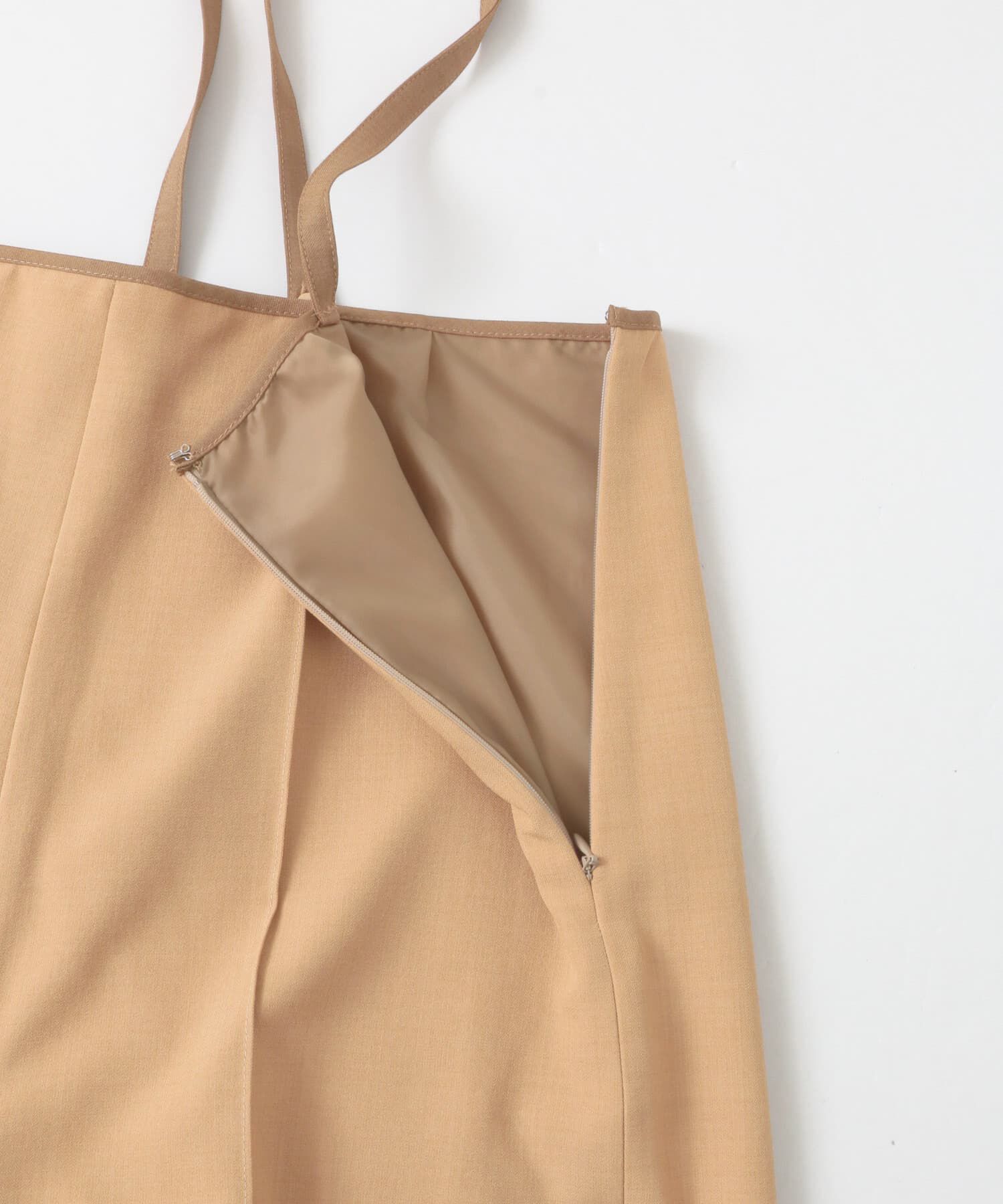  「ピンタックハイウエストサロペット」|スカート|