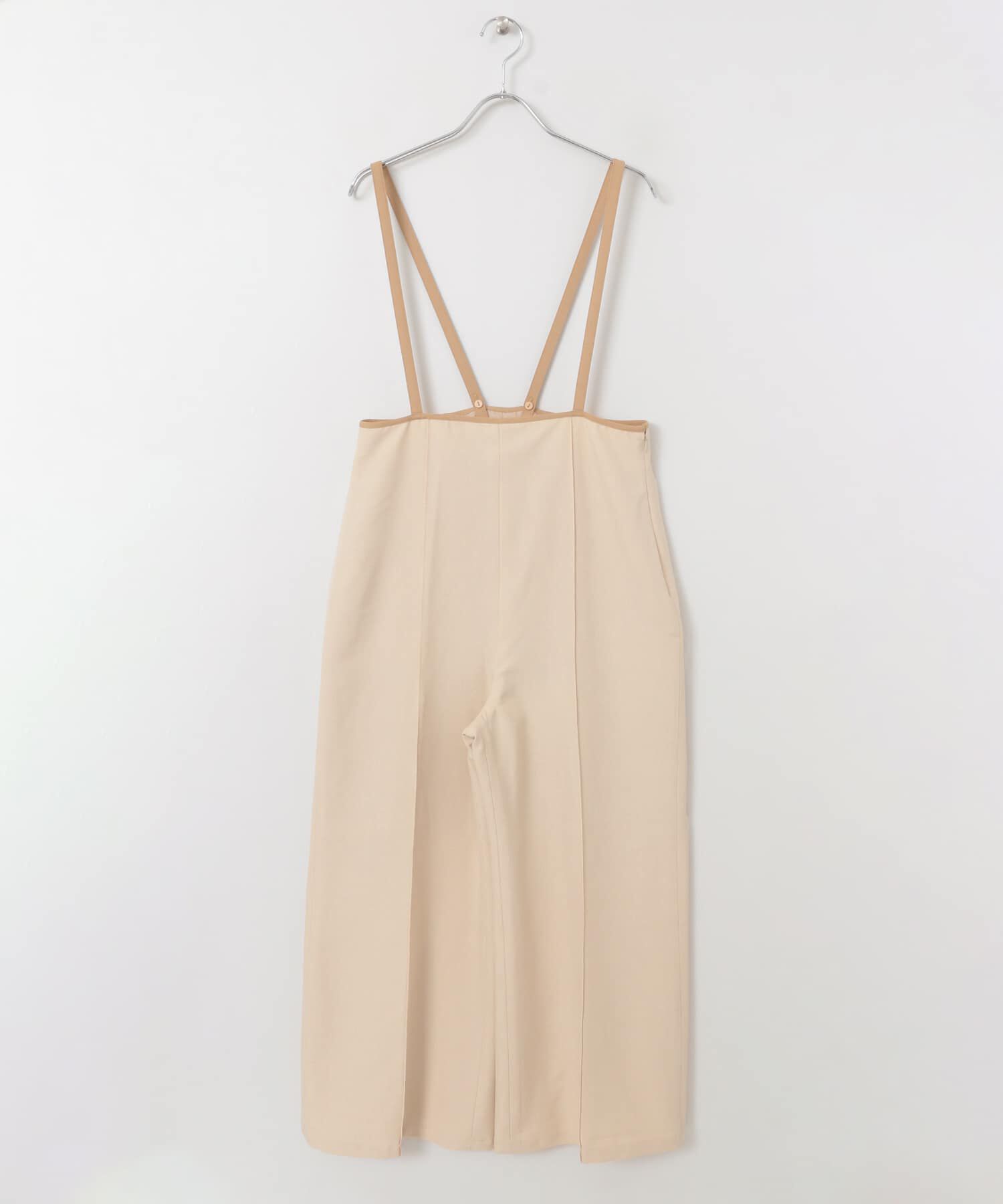  「ピンタックハイウエストサロペット」|スカート|