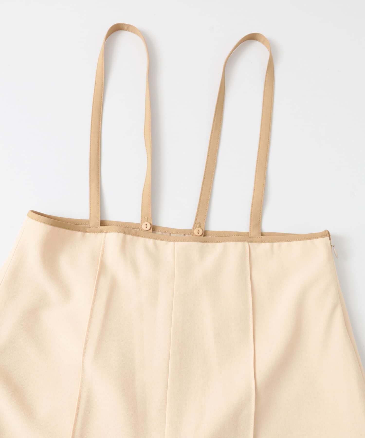  「ピンタックハイウエストサロペット」|スカート|