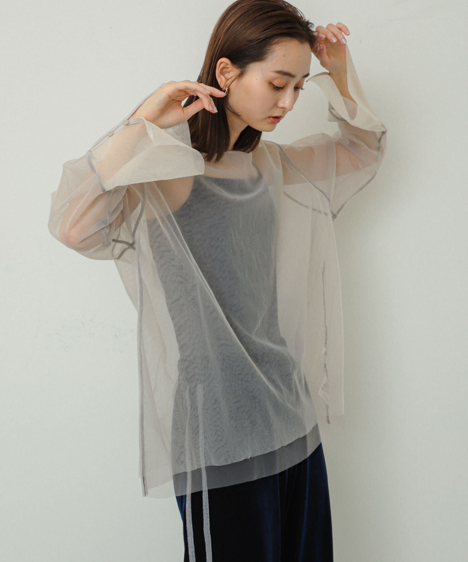 SENSE OF PLACE by URBAN RESEARCH「シアーチュールトップ」|Tシャツ・カットソー|