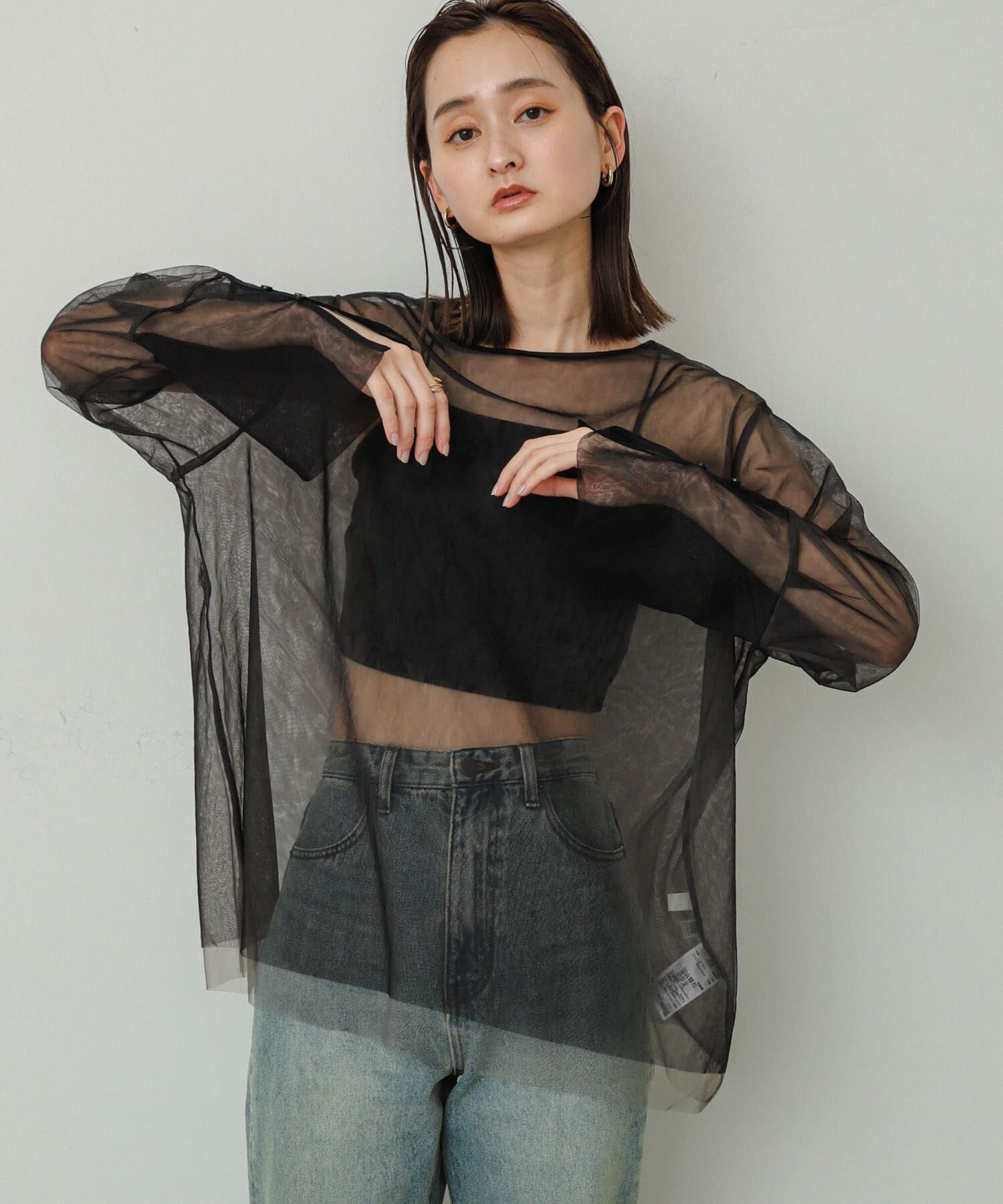 SENSE OF PLACE by URBAN RESEARCH「シアーチュールトップ」|Tシャツ・カットソー|