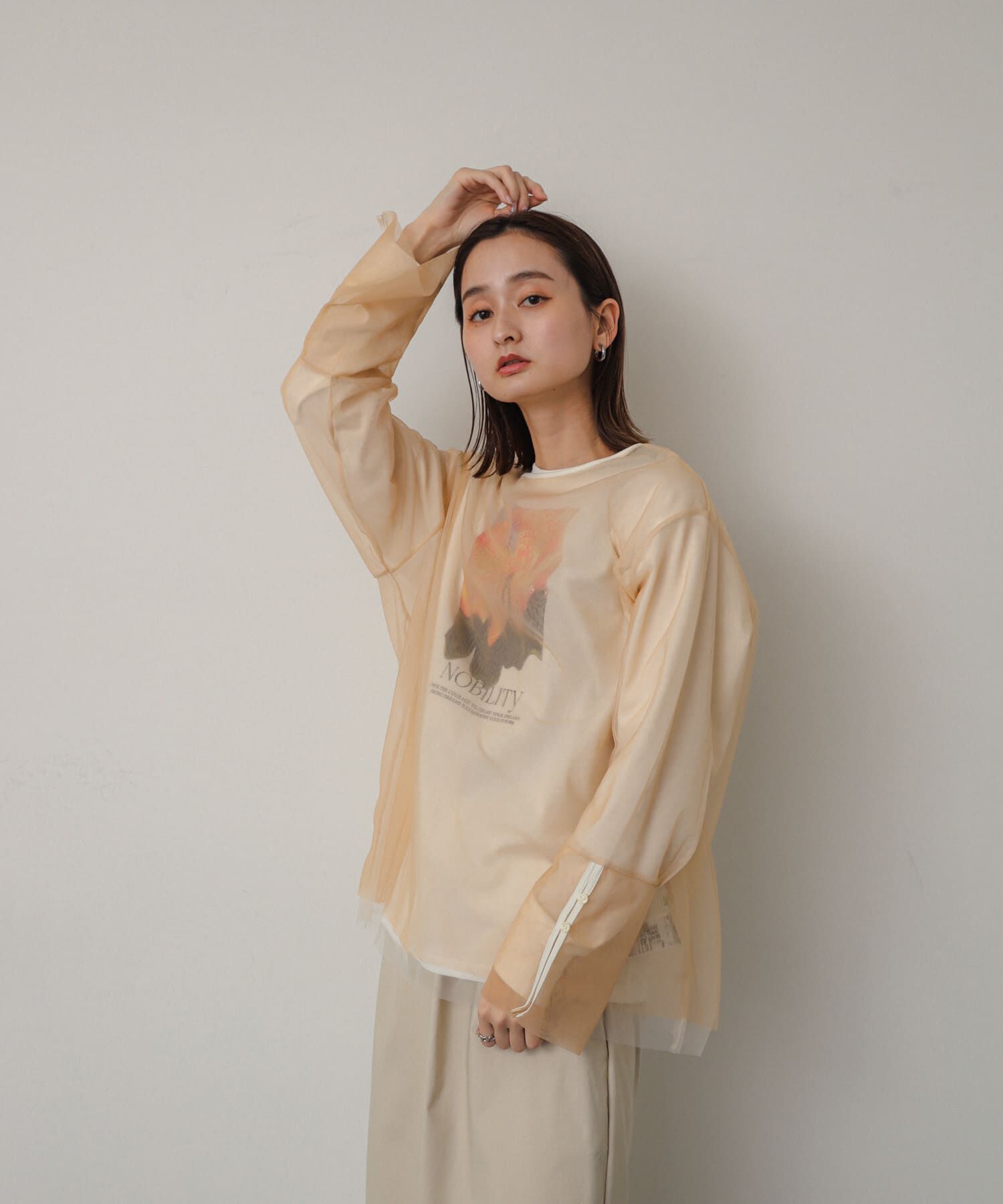 SENSE OF PLACE by URBAN RESEARCH「シアーチュールトップ」|Tシャツ・カットソー|