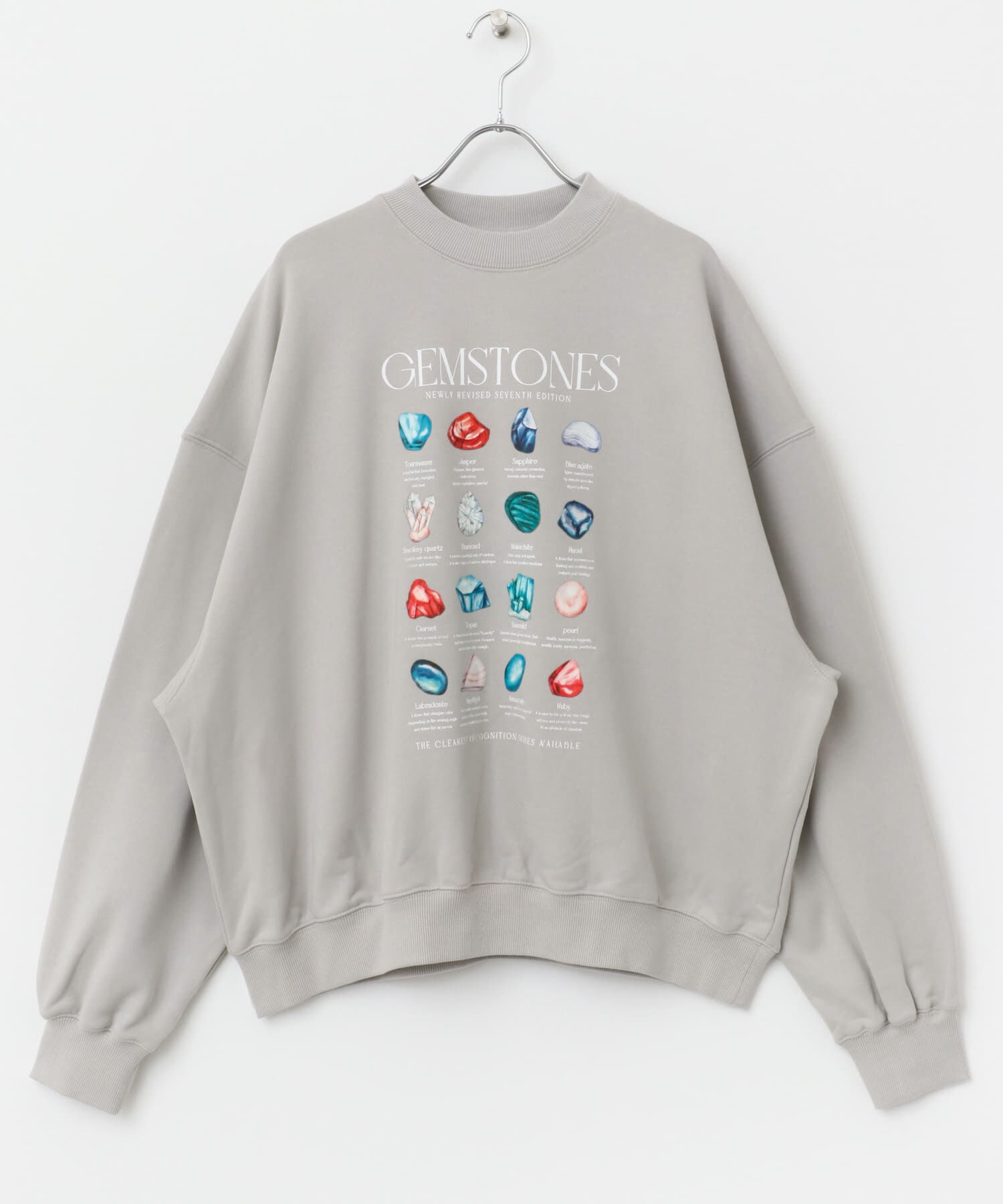 SENSE OF PLACE by URBAN RESEARCH「Gem Stone Cropped Sweat」|スウェット・ジャージ|