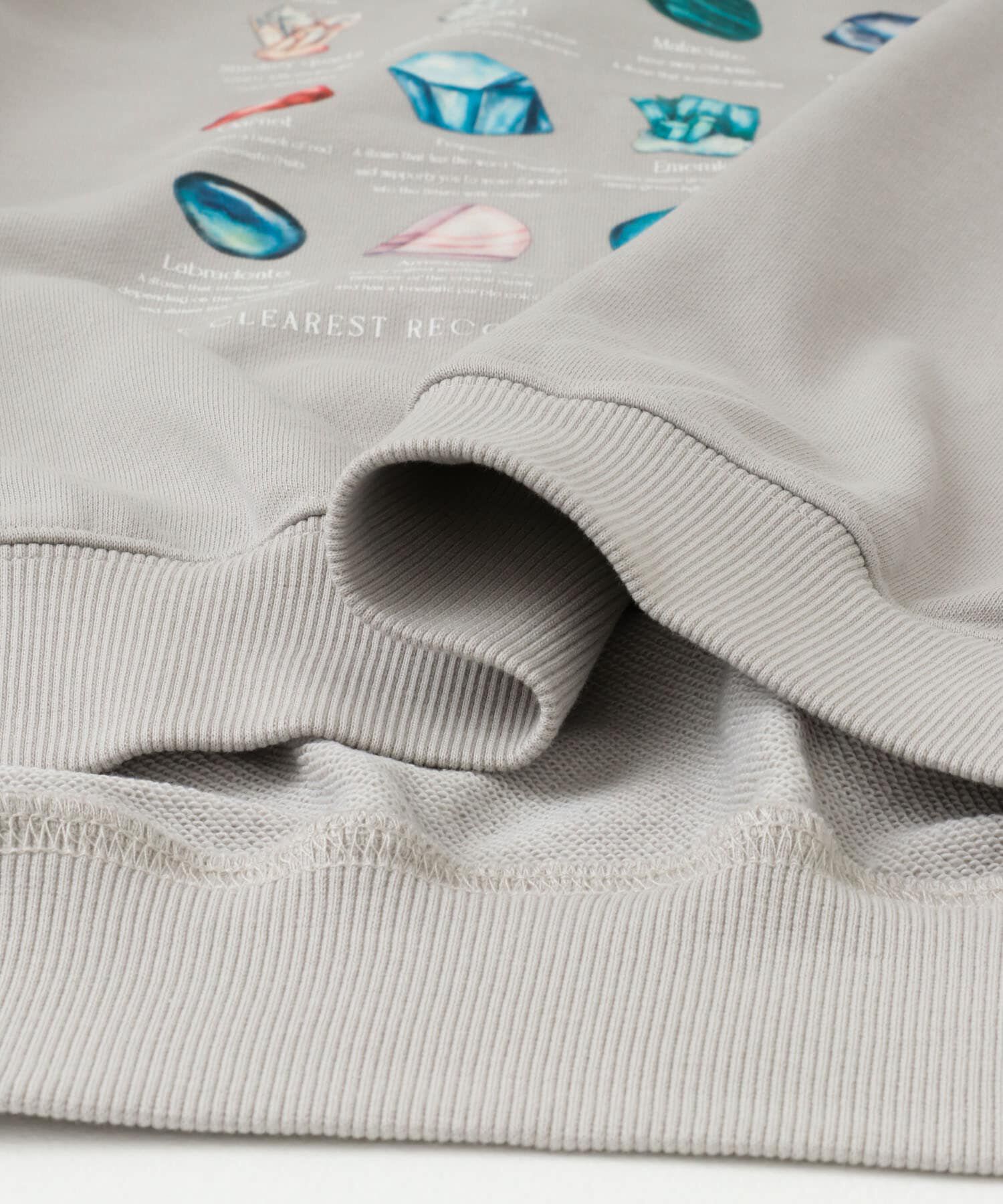 SENSE OF PLACE by URBAN RESEARCH「Gem Stone Cropped Sweat」|スウェット・ジャージ|