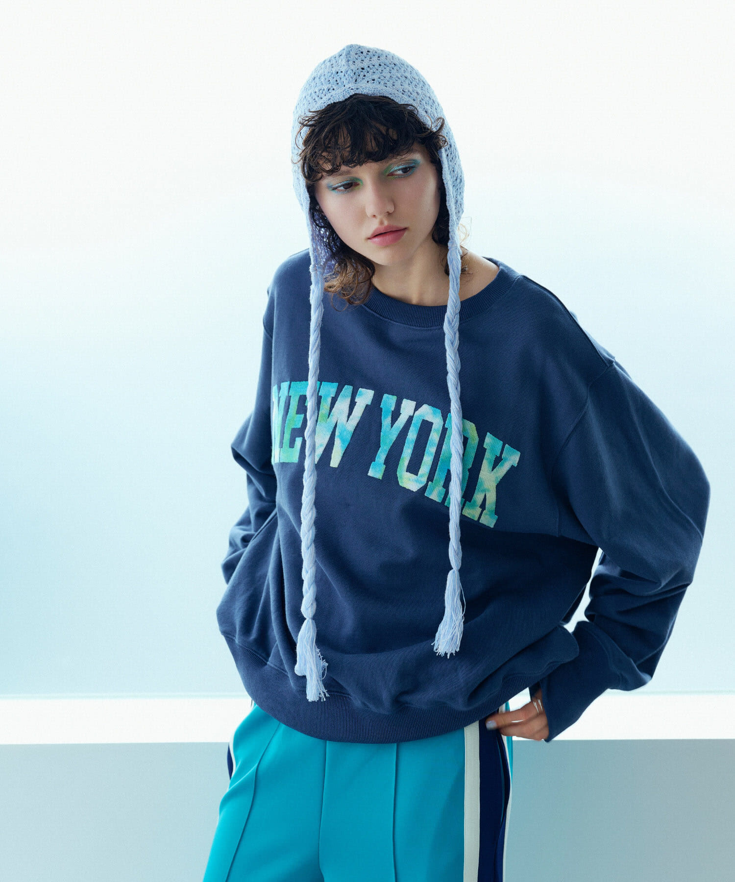 SENSE OF PLACE by URBAN RESEARCH「ANNA SUI NYC　クロシェニットキャップ」|ニット帽|