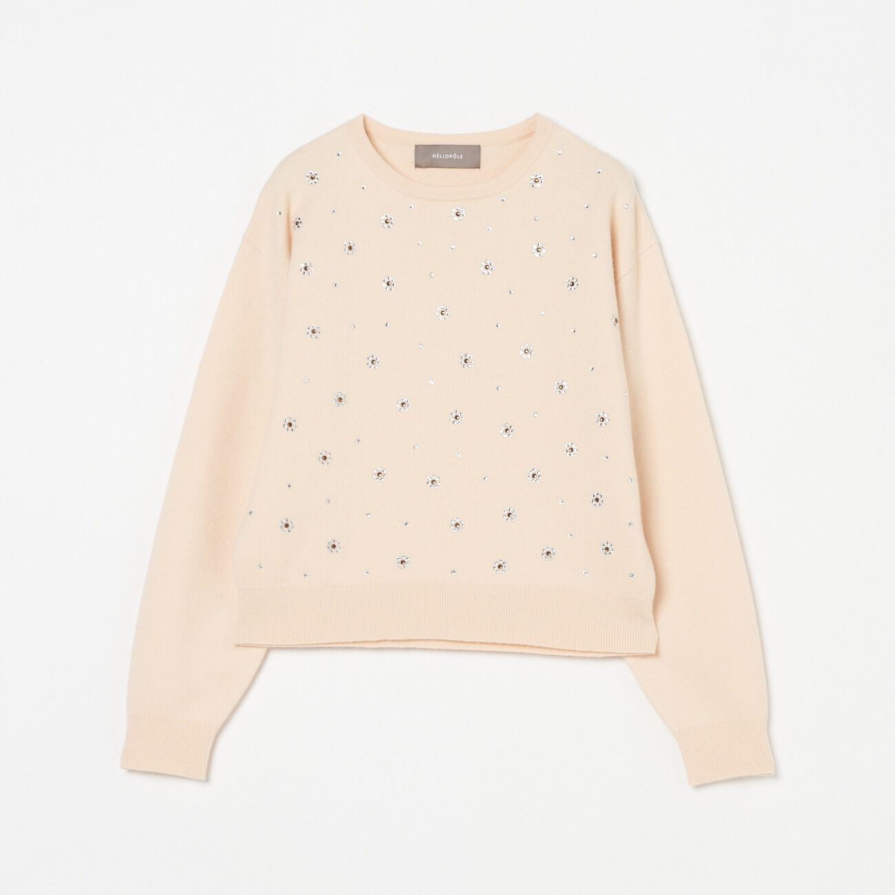 HELIOPOLE「HELIOPOLE BIJOU KNIT」|ニット・セーター|ベージュ