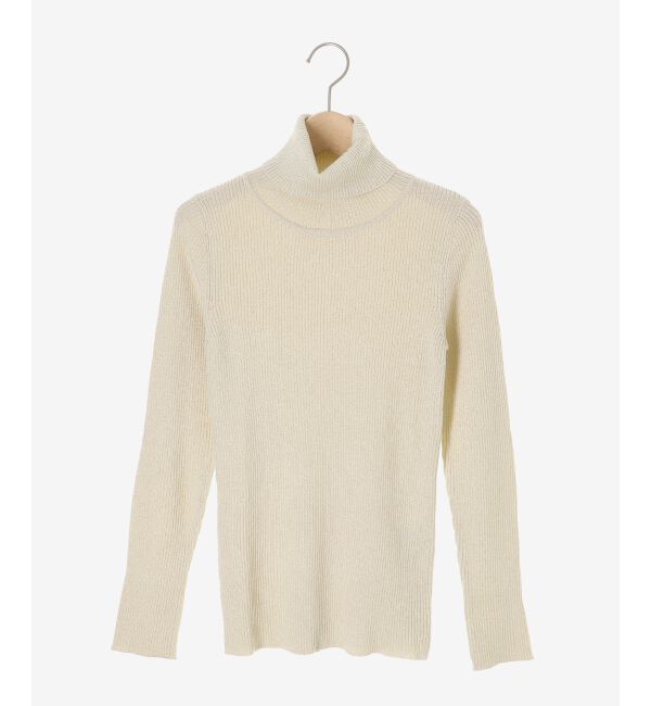  「《手洗い可能》リブタートルネックニット」|ニット・セーター|
