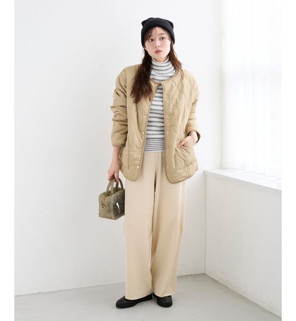  「《手洗い可能》リブタートルネックニット」|ニット・セーター|