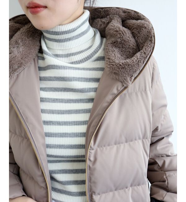  「《手洗い可能》リブタートルネックニット」|ニット・セーター|