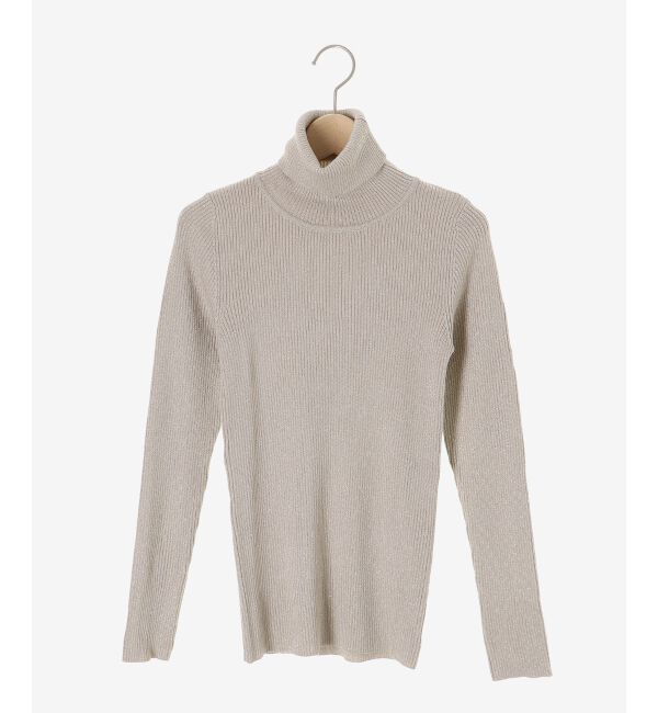  「《手洗い可能》リブタートルネックニット」|ニット・セーター|