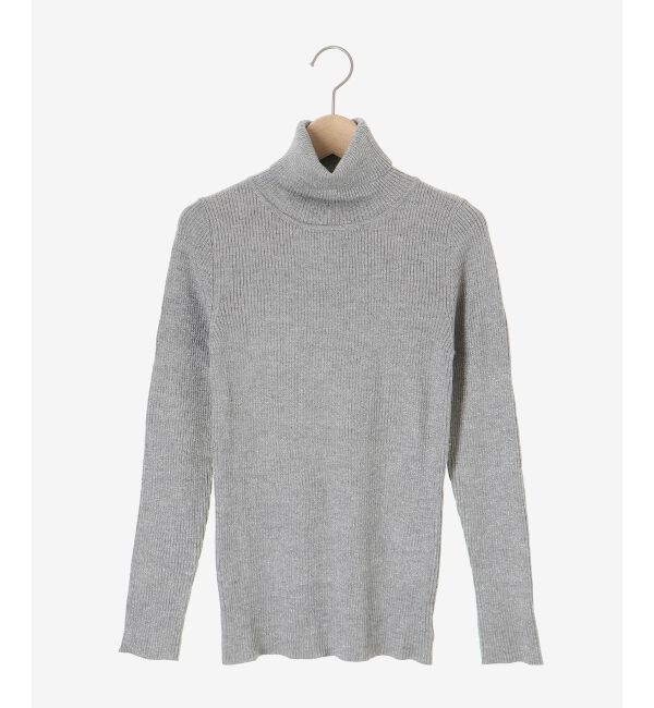  「《手洗い可能》リブタートルネックニット」|ニット・セーター|