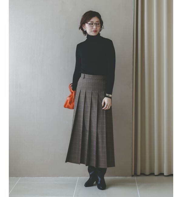  「《手洗い可能》リブタートルネックニット」|ニット・セーター|