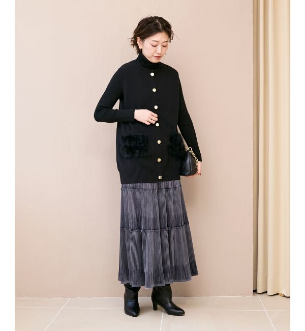  「《手洗い可能》リブタートルネックニット」|ニット・セーター|