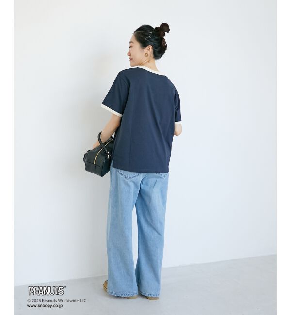 「【PEANUTS】リンガーTシャツ」|Tシャツ・カットソー|