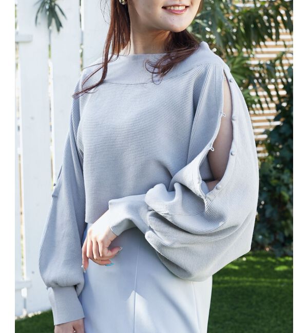 MAJESTICLEGON「2wayオフショルドルマンニット」|ニット・セーター|