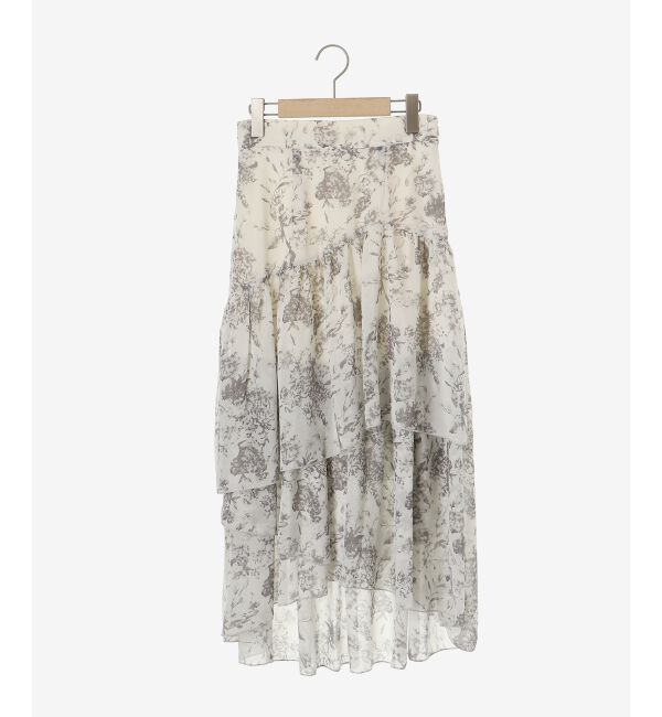 MAJESTICLEGON「エアリーティアードスカート」|スカート|