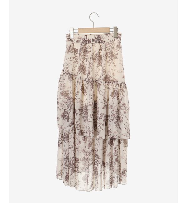 MAJESTICLEGON「エアリーティアードスカート」|スカート|