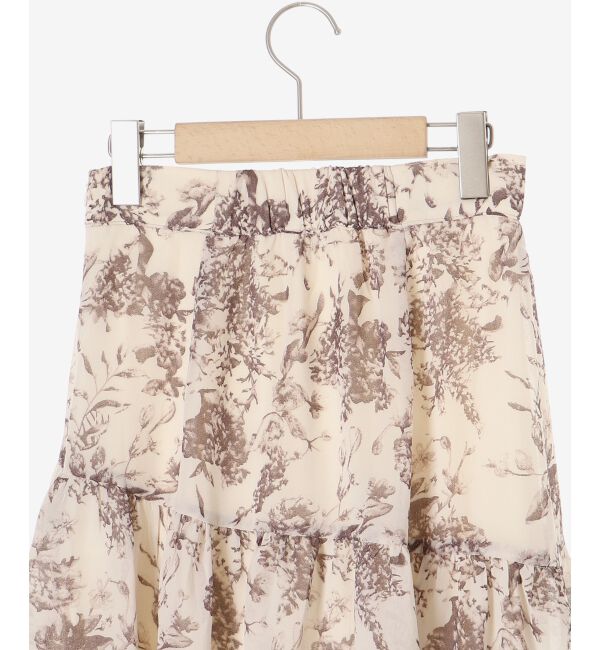 MAJESTICLEGON「エアリーティアードスカート」|スカート|