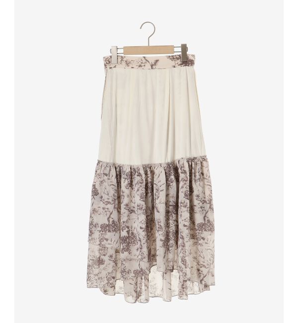 MAJESTICLEGON「エアリーティアードスカート」|スカート|