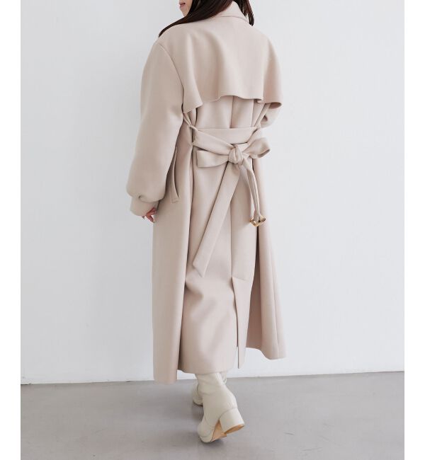 MAJESTICLEGON「バックデザインチェスターコート」|チェスターコート|